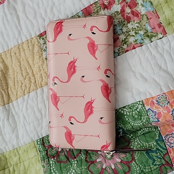 kate spade Bags Kate Spade New York Rare Light Pink Flamingo Wallet